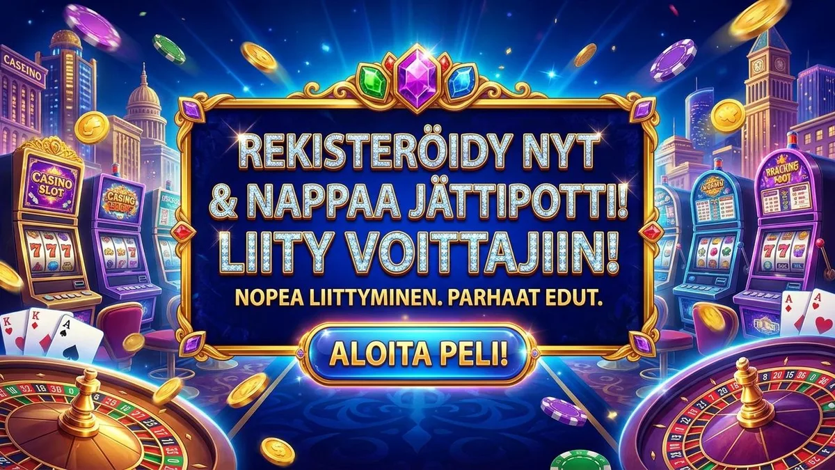 Rekisteröidy bonuksen kanssa